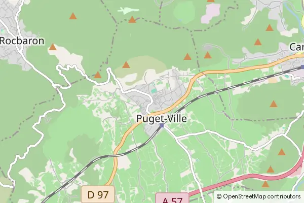 Mapa Puget-Ville