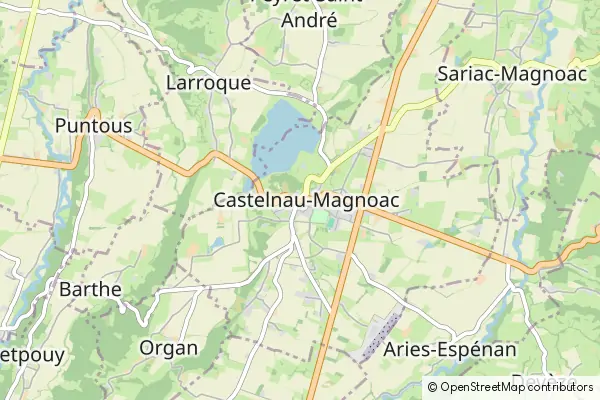 Mapa Castelnau-Magnoac