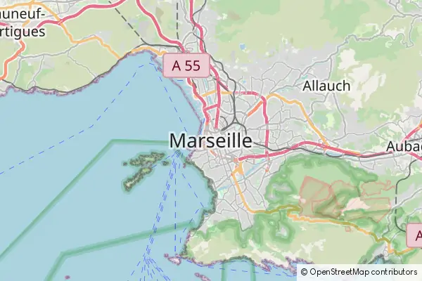 Mapa Marsylia