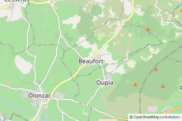 Mapa Beaufort