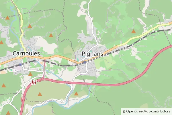 Mapa Pignans