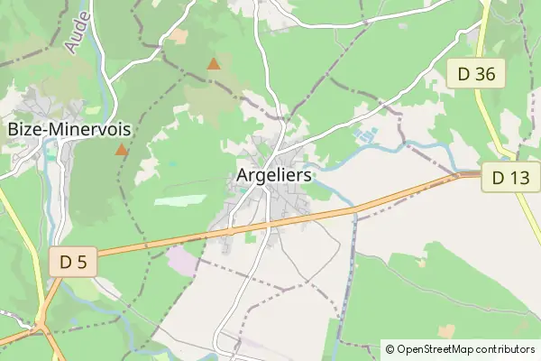 Mapa Argeliers