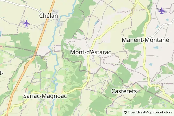 Mapa Mont-d'Astarac