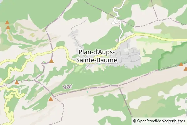 Mapa Plan-d'Aups-Sainte-Baume