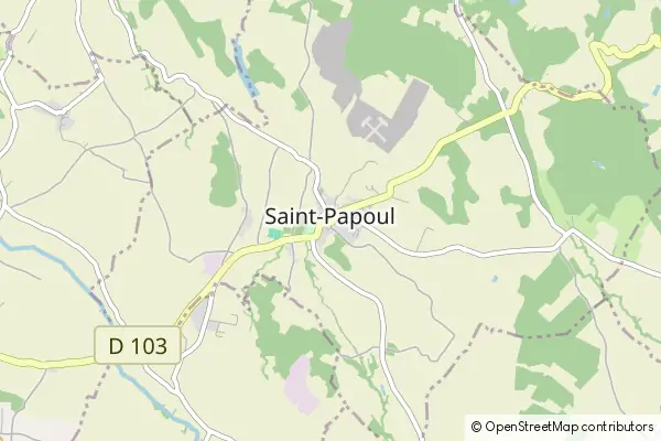 Mapa Saint-Papoul