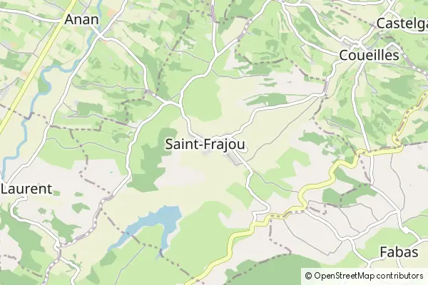 Mapa Saint-Frajou