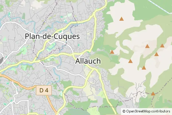 Mapa Allauch