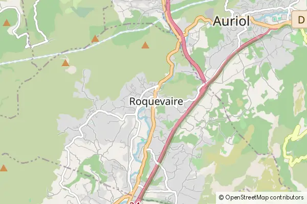 Mapa Roquevaire