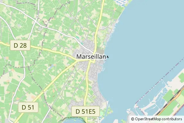 Mapa Marseillan