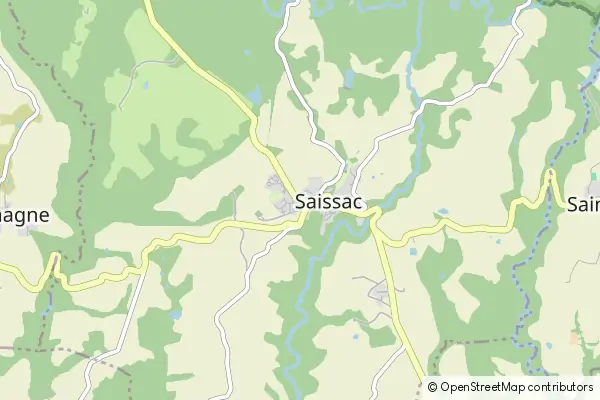 Mapa Saissac