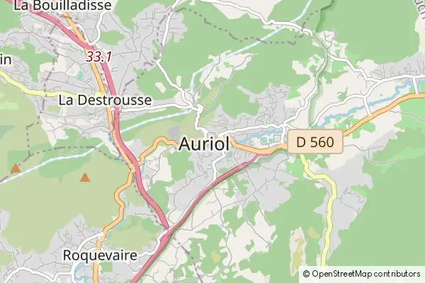 Mapa Auriol