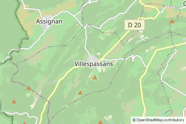 Mapa Villespassans