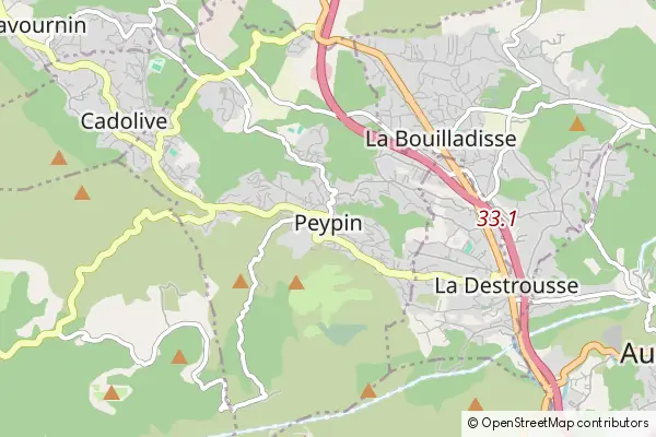 Mapa Peypin