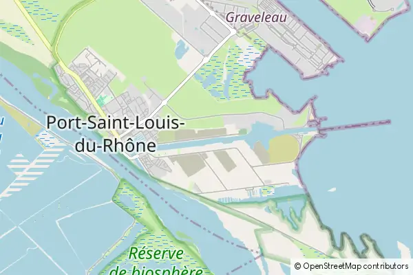 Mapa Port-Saint-Louis-du-Rhône