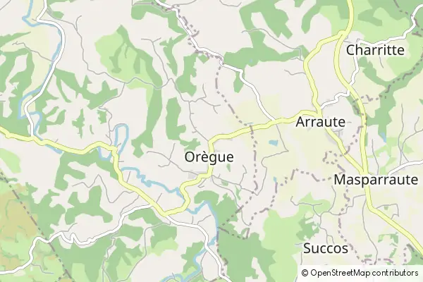 Mapa Orègue