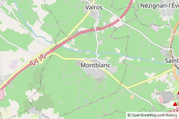 Mapa Montblanc