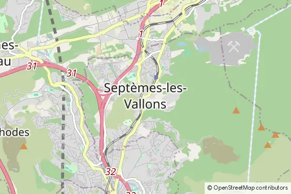 Mapa Septèmes-les-Vallons