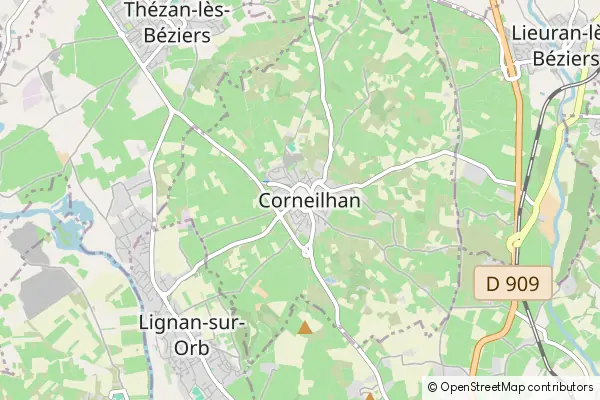 Mapa Corneilhan