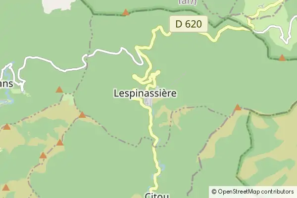 Mapa Lespinassière