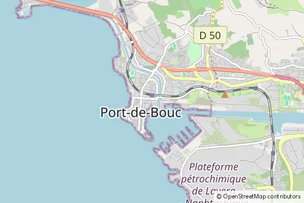 Mapa Port-de-Bouc