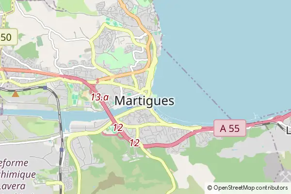 Mapa Martigues