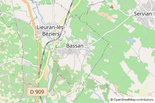 Mapa Bassan