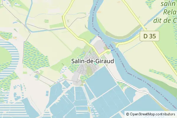 Mapa Salin de Giraud