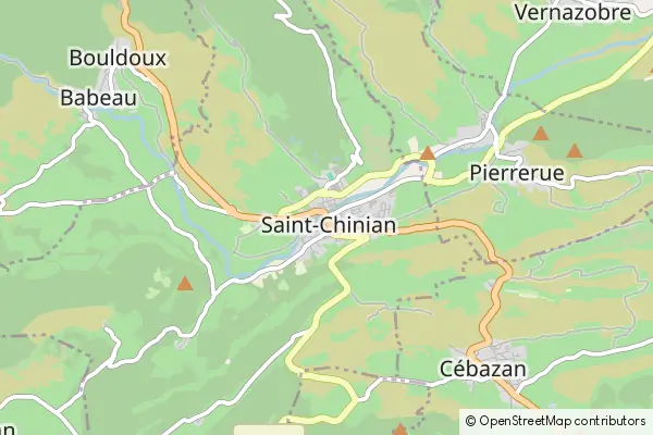 Mapa Saint-Chinian