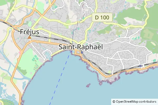 Mapa Saint-Raphaël