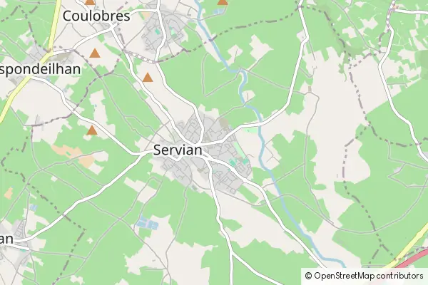 Mapa Servian