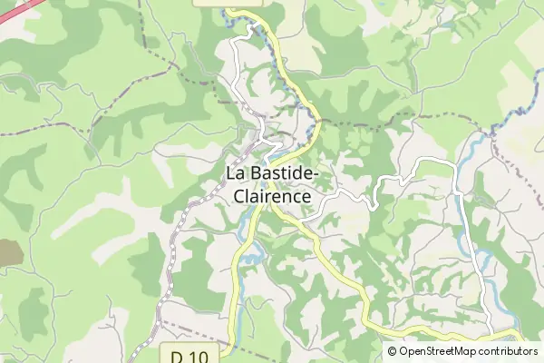 Mapa La Bastide Clairence