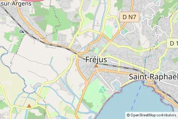 Mapa Fréjus