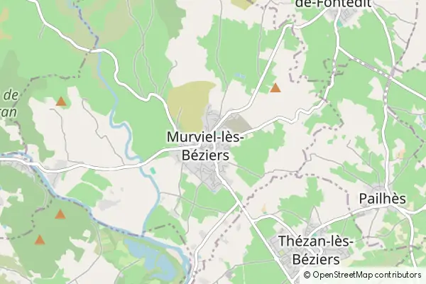 Mapa Murviel-lès-Béziers