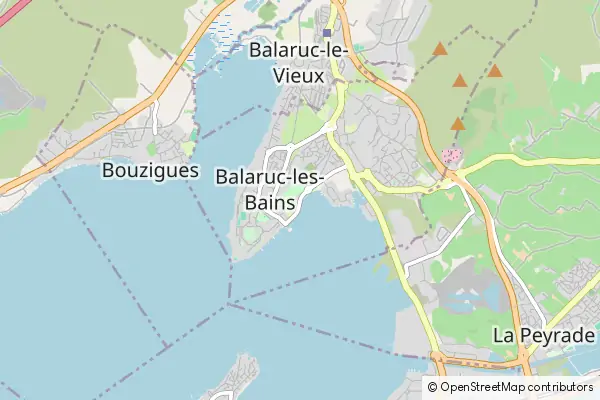 Mapa Balaruc-les-Bains