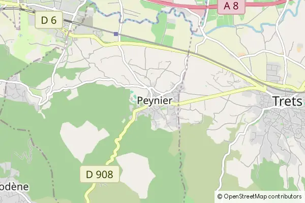 Mapa Peynier