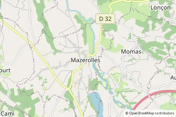 Mapa Mazerolles