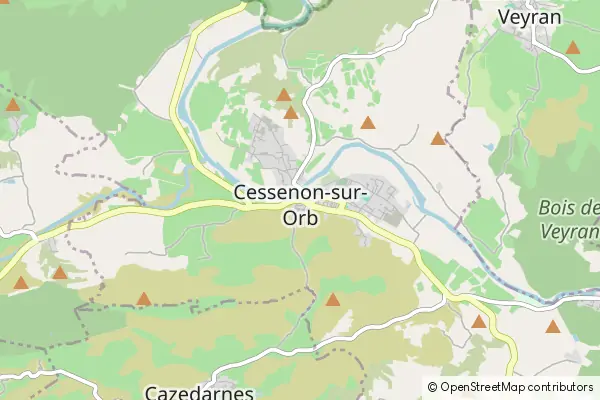 Mapa Cessenon-sur-Orb