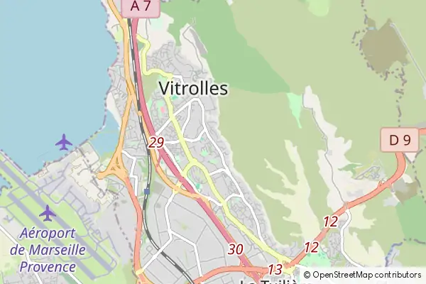 Mapa Vitrolles