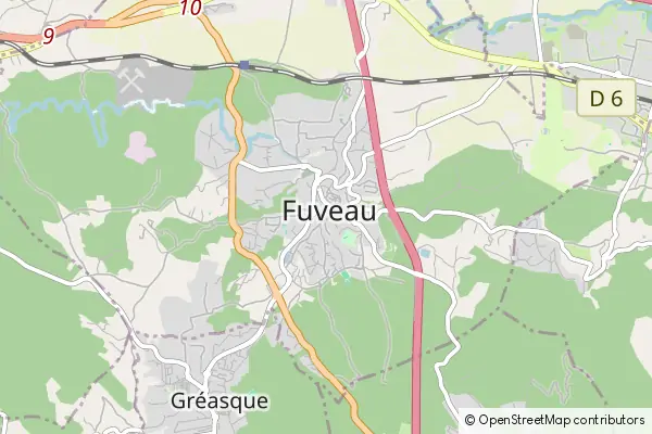 Mapa Fuveau