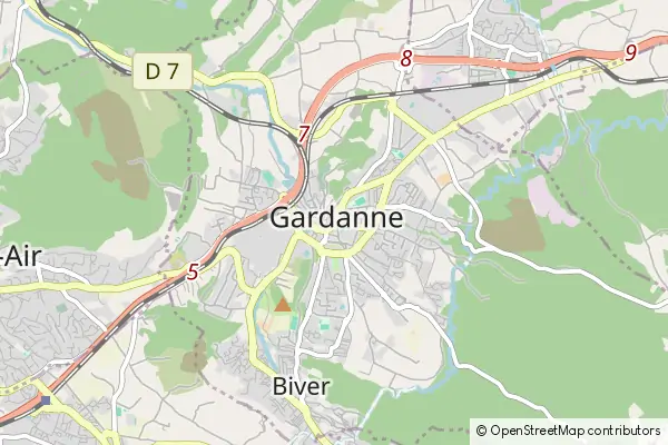 Mapa Gardanne