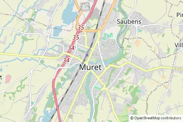 Mapa Muret