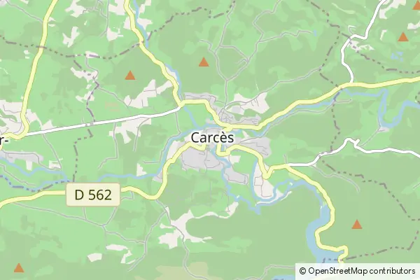 Mapa Carcès