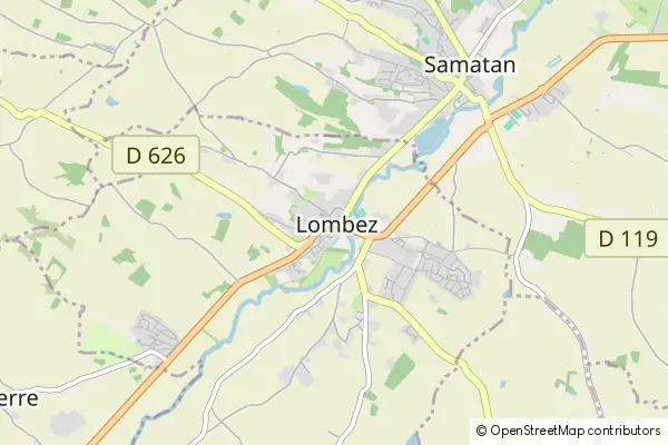 Mapa Lombez