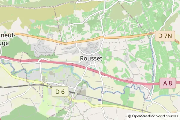 Mapa Rousset