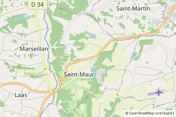 Mapa Saint-Maur