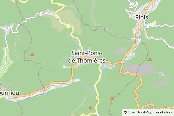 Mapa Saint-Pons-de-Thomières