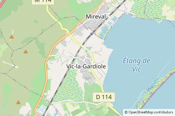 Mapa Vic-la-Gardiole