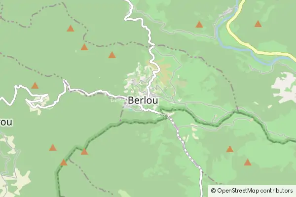 Mapa Berlou