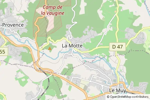 Mapa La Motte