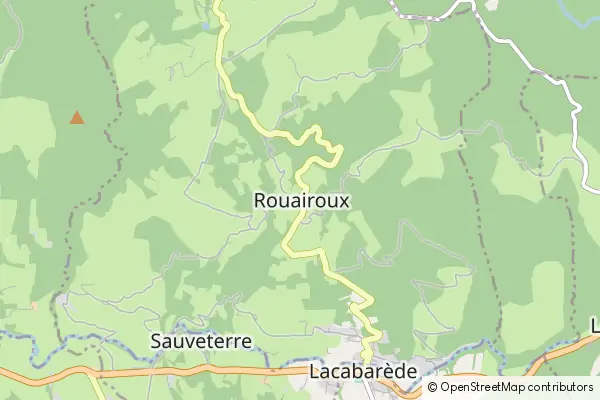 Mapa Labastide-Rouairoux